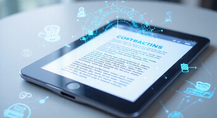 Ilustrace smlouvy a digitálního rozhraní